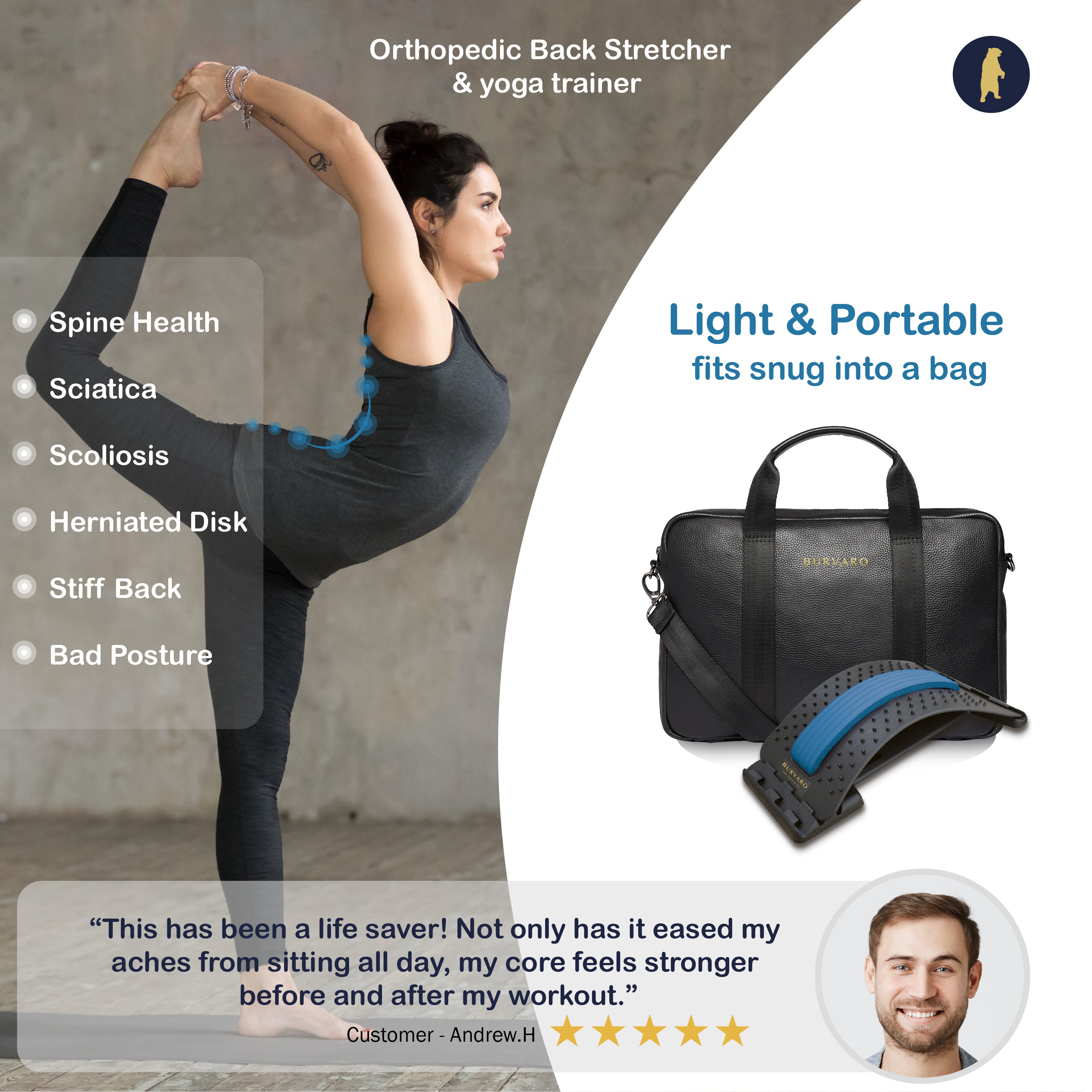 Back best sale stretcher pro