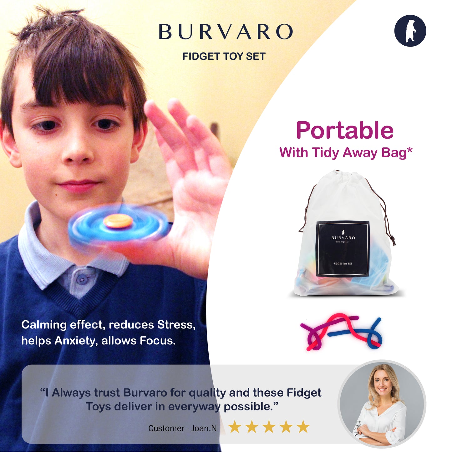 Burvaro Fidget Toy Pack